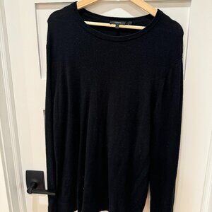 Theory Mens Black Sweater Large